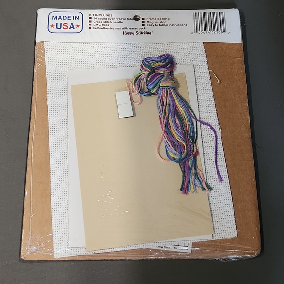 New Berlin Picture That‎ Floral Photo Frame Cross Stitch Kit Magnetic Easel 2169 - Picture 9 of 9